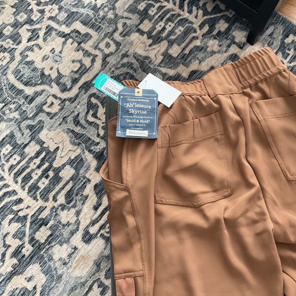 “Ab” Leisure polyester spandex sweatpants size pm dark tan - Picture 3 of 3